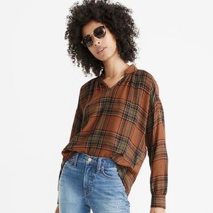 Plaid Madewell Top